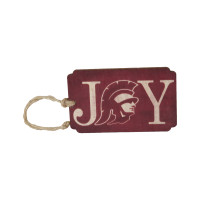 USC Joy Wooden Holiday Gift Tag